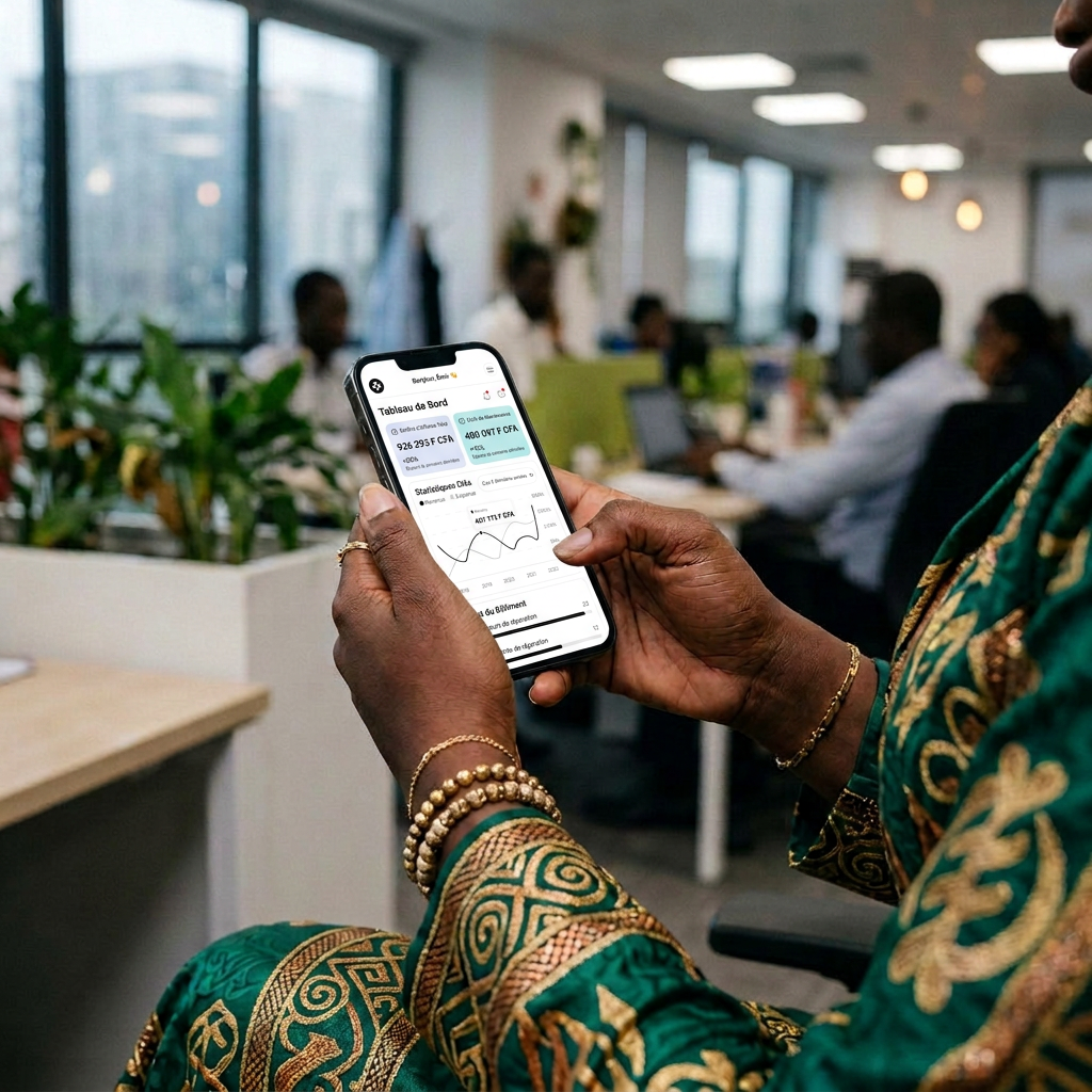 Entrepreneur utilisant Kora
